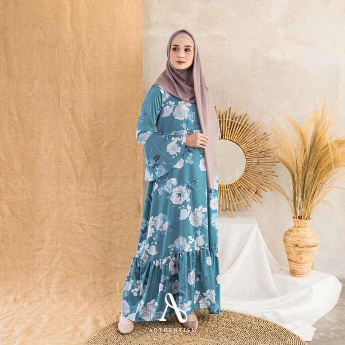 produk GAMIS DRESS ARMANI SILK PRINTED AUTHENTISM RAIHA SERIES